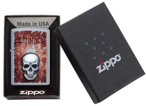 Zippo 29870 Rusted Skull Design