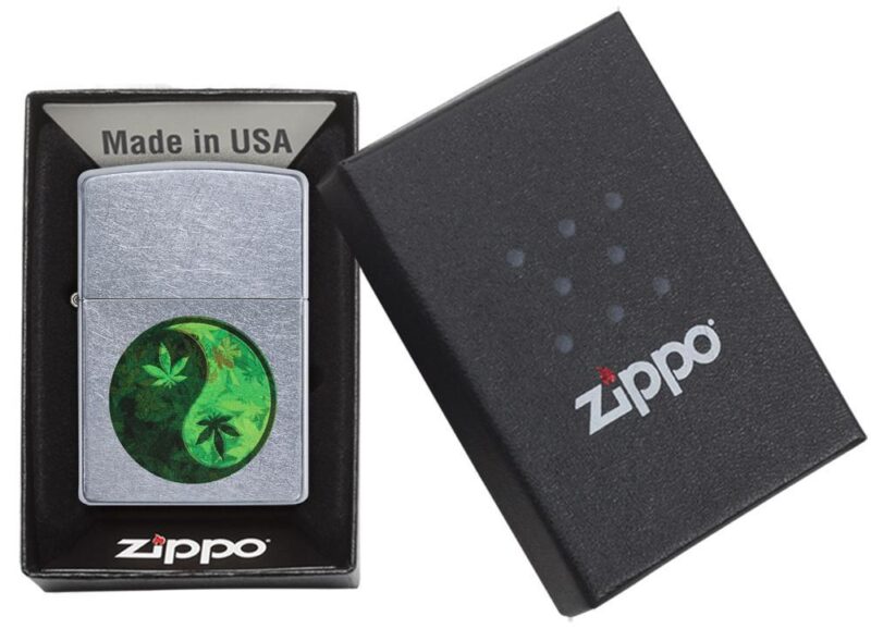 Zippo 207-059107 Yin Yang Marijuana Design
