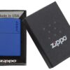 Zippo 229ZL Royal Blue Matte with Zippo Logo
