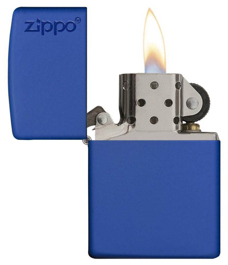 Zippo 229ZL Royal Blue Matte with Zippo Logo