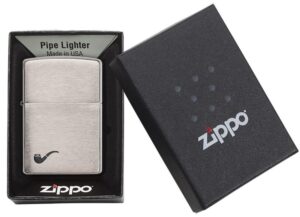Zippo 200PL Pipe Brushed Chrome
