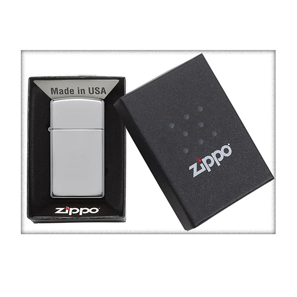 Zippo 1610  Slim High Polish Chrome
