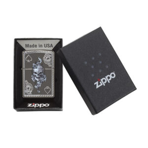 Zippo 29666 Spade & Skull Design