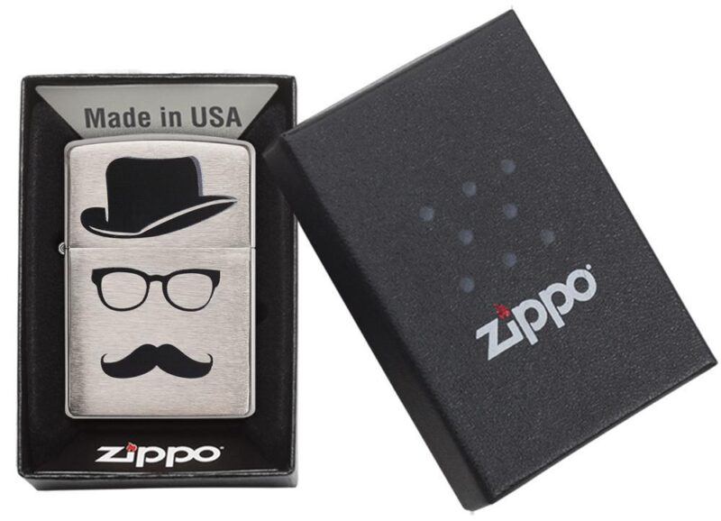 Zippo 28648 Mustache and Hat