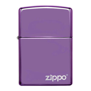 Zippo 24747ZL Classic High Polish Purple Zippo Logo