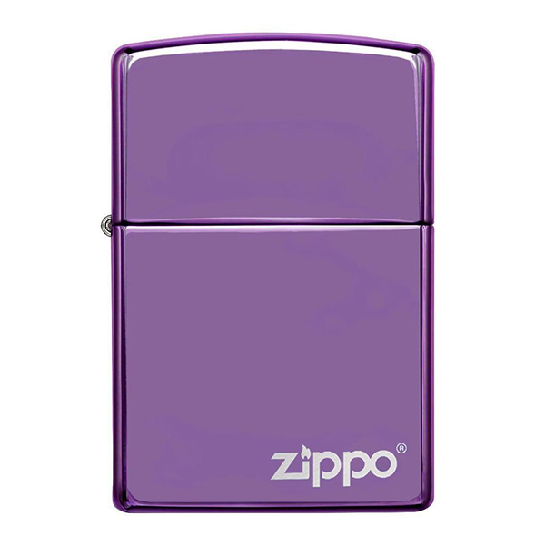 Zippo 24747ZL Classic High Polish Purple Zippo Logo