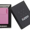 Zippo 238ZL Pink Matte with Zippo Logo