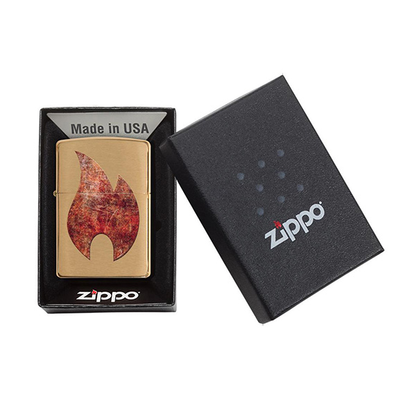 Zippo 29878 Rusty Flame Design