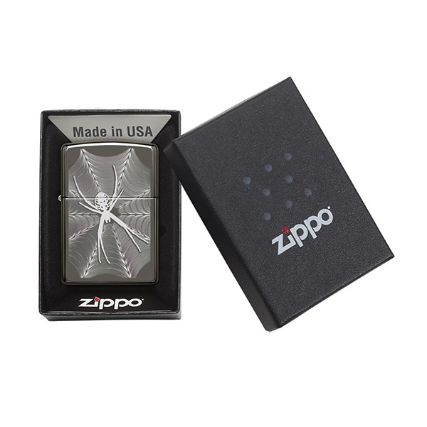 Zippo 29733 Spider & Web Design