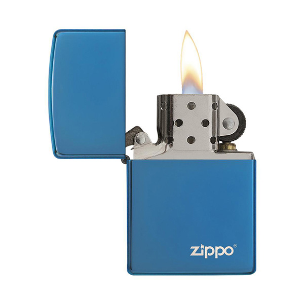 Zippo 20446ZL Classic High Polish Blue Zippo Logo