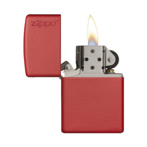 Zippo 233ZL Red Matte with Zippo Logo