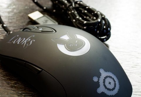 Гравировка компьютерной мыши значок D.Va из Overwatch
