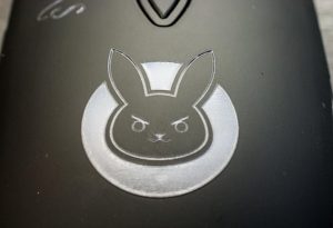 Гравировка компьютерной мыши значок D.Va из Overwatch